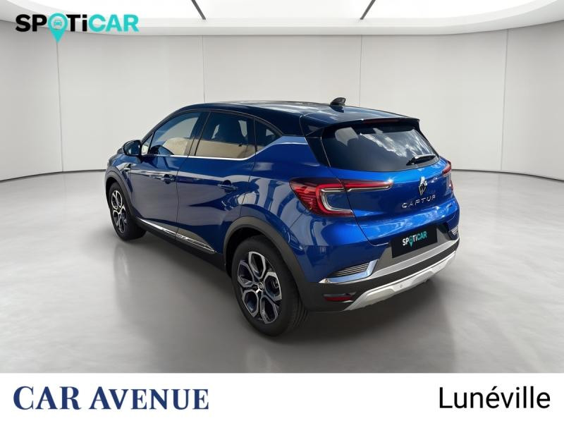 Occasion RENAULT Captur 1.6 E-Tech hybride 145ch Techno 2023 Bleu Iron/Noir Etoilé 20490 € à Lunéville