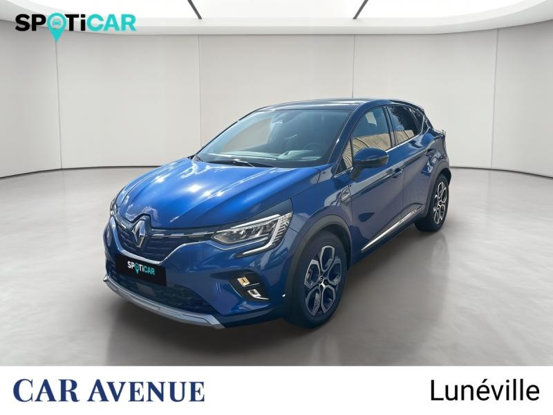 Occasion RENAULT Captur 1.6 E-Tech hybride 145ch Techno 2023 Bleu Iron/Noir Etoilé 20490 € à Lunéville