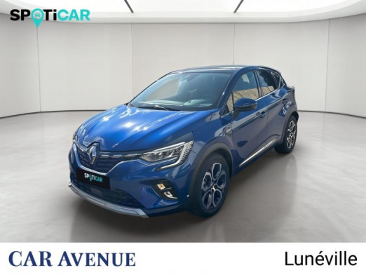 Occasion RENAULT Captur 1.6 E-Tech hybride 145ch Techno 2023 Bleu Iron/Noir Etoilé 20 490 € à Lunéville