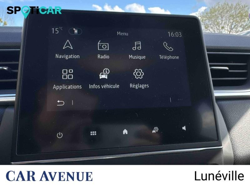 Occasion RENAULT Captur 1.6 E-Tech hybride 145ch Techno 2023 Bleu Iron/Noir Etoilé 20490 € à Lunéville