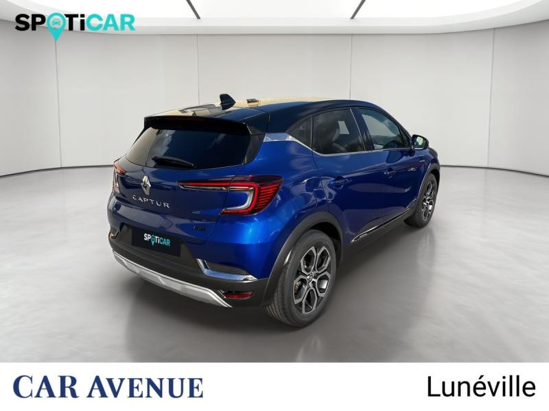 Occasion RENAULT Captur 1.6 E-Tech hybride 145ch Techno 2023 Bleu Iron/Noir Etoilé 20490 € à Lunéville
