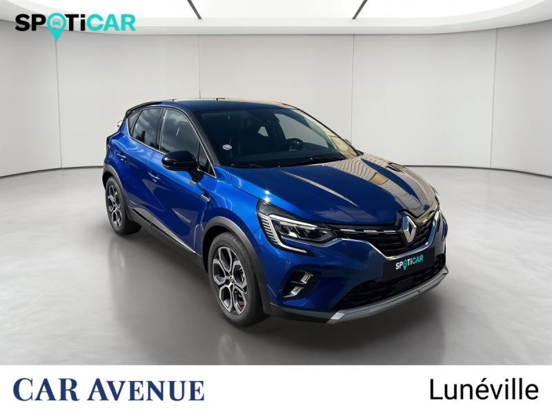 Occasion RENAULT Captur 1.6 E-Tech hybride 145ch Techno 2023 Bleu Iron/Noir Etoilé 20490 € à Lunéville