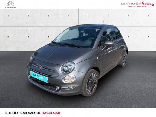 Occasion FIAT 500 ESSENCE 69 CV Lounge GARANTIE 12 MOIS REVISION OK 2018 Gris 11 780 € à Haguenau