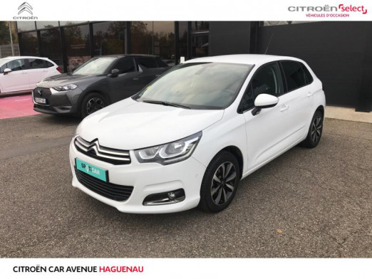 Occasion CITROEN C4 DIESEL 100 CV Millenium Business CAR PLAY 2018 Blanc Banquise (O) 14 690 € à Haguenau