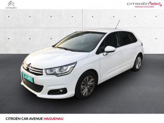Occasion CITROEN C4 ESSENCE 110 CV Feel GARANTIE 8 MOIS 2015 Blanc Banquise (O) 10 190 € à Haguenau