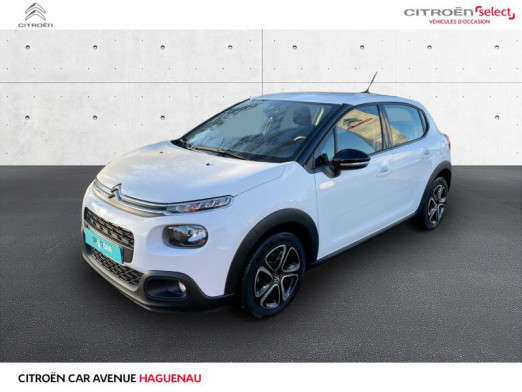 Occasion CITROEN C3 ESSENCE 82 CV Shine CAR PLAY 2018 Blanc Banquise 12 790 € à Haguenau