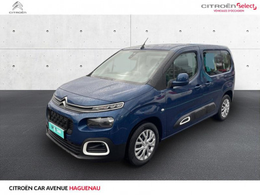 Occasion CITROEN Berlingo M BlueHDi 100ch S&S Feel 2020 Deep Blue (M) 21 490 € à Haguenau