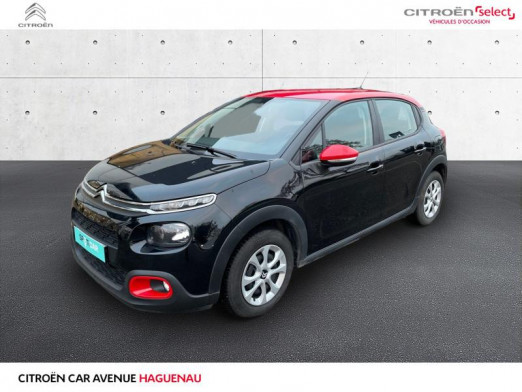 Occasion CITROEN C3 ESSENCE 82 CV Feel GPS GARANTIE 12 MOIS 2018 Noir Perla Nera - Rouge Aden 13 290 € à Haguenau