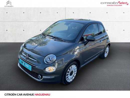 Occasion FIAT 500 0.9 8v TwinAir 85ch S&S Lounge 2019 Gris 12 450 € à Haguenau