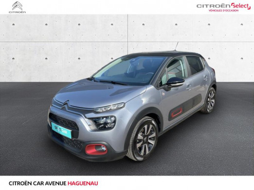 Occasion CITROEN C3 1.2 PureTech 83ch S&S C-Series 2020 Gris Platinium (M) - Noir Onyx 15 300 € à Haguenau