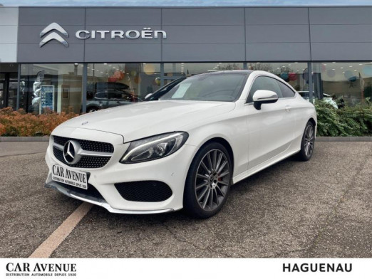 Occasion MERCEDES-BENZ Classe C Coupé 250 d 204ch Sportline 9G-Tronic 2017 Blanc polaire 35 989 € à Haguenau