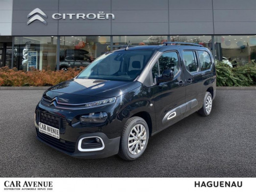 Occasion CITROEN Berlingo XL BlueHDi 100ch Feel 7 places Carplay 2019 Noix Onyx (O) 22 986 € à Haguenau