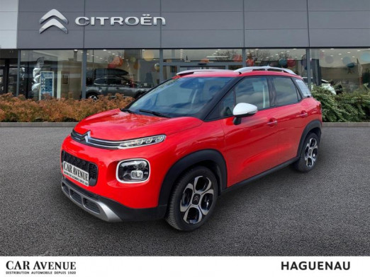 Occasion CITROEN C3 Aircross BlueHDi 120ch S&S Shine EAT6 E6.d-TEMP 2019 Passion Red (O) - Ink Black 19 981 € à Haguenau