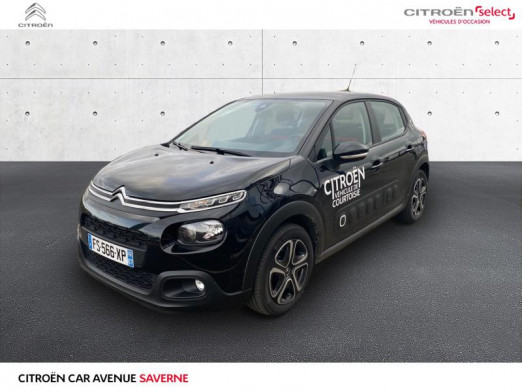 Occasion CITROEN C3 1.2 PureTech 110ch S&S Shine 2020 Noir Perla Nera (N) - Rouge Aden 17 990 € à Saverne