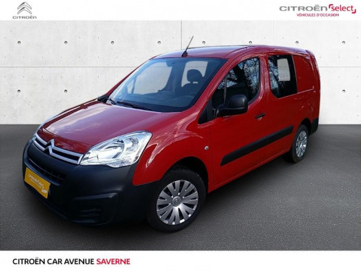 Occasion CITROEN Berlingo 21 L2 1.6 HDi 90 Cabine Approfondie Confort 2015 Rouge Ardent 8 790 € à Saverne