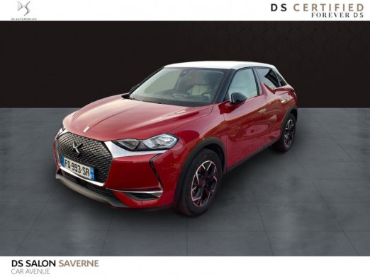 Occasion DS DS 3 Crossback PureTech 130ch So Chic Automatique 7cv 2020 Rouge Rubi (M) - Toit Blanc Opale 31 490 € à Saverne
