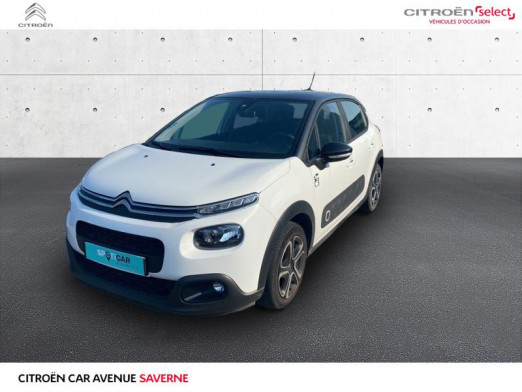 Occasion CITROEN C3 PureTech 82ch Graphic 2018 Blanc Banquise - Noir Onyx 12 900 € à Saverne