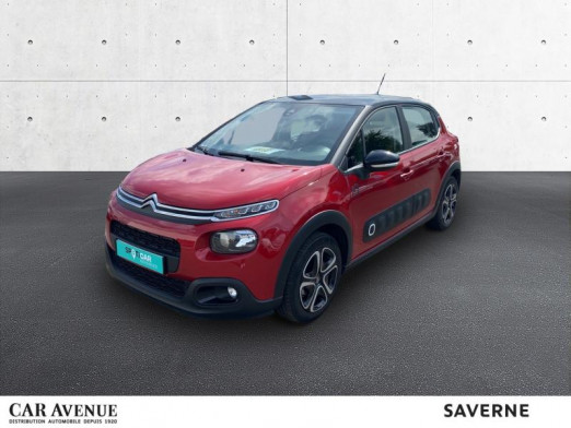 Occasion CITROEN C3 PureTech 82ch Graphic 2018 Rouge Rubi - Noir Onyx 12 790 € à Saverne
