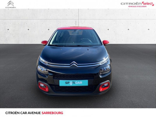Occasion CITROEN C3 BlueHDi 100ch Feel S&S E6.d-TEMP BVM5 2020 Noir Perla Nera - Rouge Aden 13 490 € à Sarrebourg