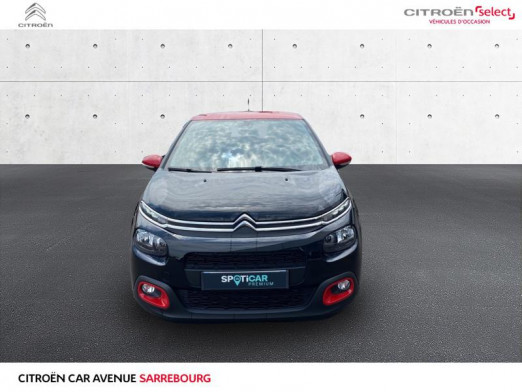 Occasion CITROEN C3 BlueHDi 100ch Feel S&S E6.d-TEMP BVM5 2020 Noir Perla Nera - Rouge Aden 13 490 € à Sarrebourg