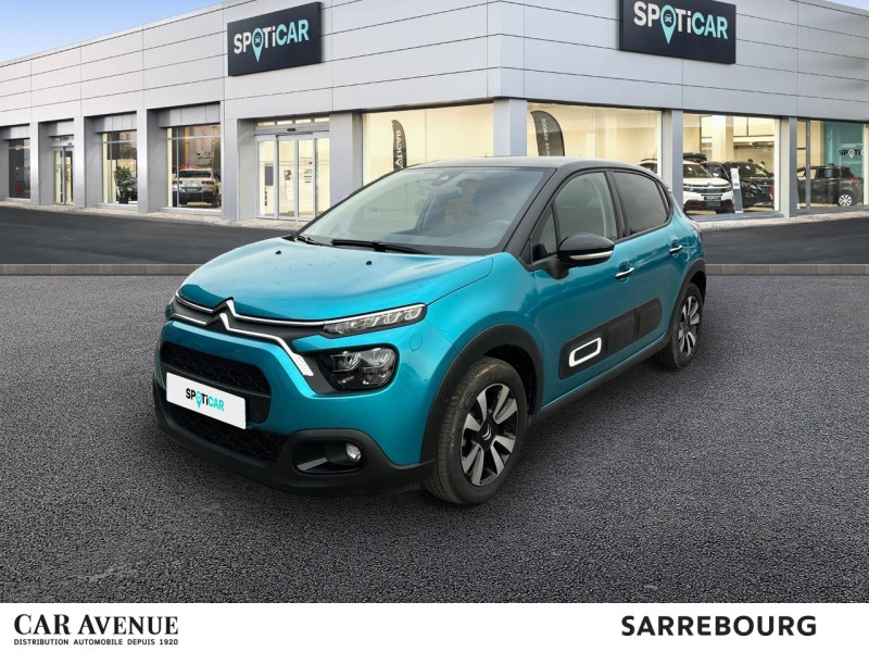 Used CITROEN C3 1.2 PureTech 110ch S&S Shine EAT6 2023 Spring Blue (M) € 19500 in Sarrebourg