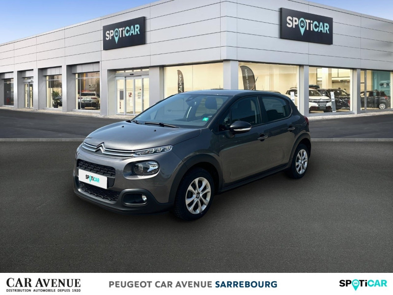 Occasion CITROEN C3 1.2 PureTech 83ch S&S Feel Business 2020 Gris Platinium (M) - Noir Onyx 11900 € à Sarrebourg