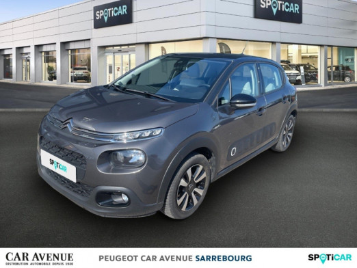 Occasion CITROEN C3 PureTech 82ch Shine S&S E6.d 2019 Gris Platinium 11 900 € à Sarrebourg