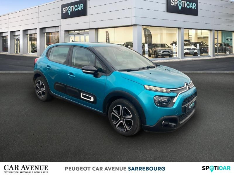 Used CITROEN C3 1.2 PureTech 83ch S&S Feel Pack 2020 Spring Blue (M) - Noir Onyx € 10500 in Sarrebourg