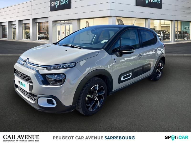 Occasion CITROEN C3 1.2 PureTech 110ch S&S Saint James 121g 2022 Sable (N) - Noir Onyx 14200 € à Sarrebourg