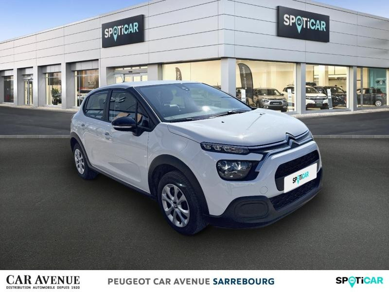 Occasion CITROEN C3 1.2 PureTech 83ch S&S Feel Pack 2022 Blanc Banquise (O) 12490 € à Sarrebourg
