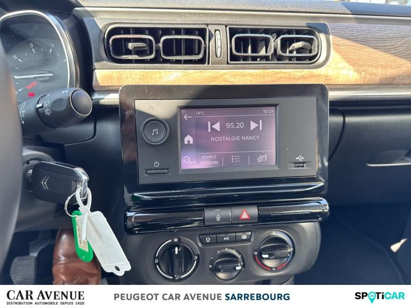 Occasion CITROEN C3 1.2 PureTech 83ch S&S Feel Pack 2022 Blanc Banquise (O) 12490 € à Sarrebourg