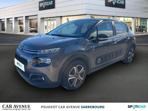 Occasion CITROEN C3 PureTech 82ch Graphic S&S E6.d 2019 Gris Platinium - Noir Onyx 9 800 € à Sarrebourg