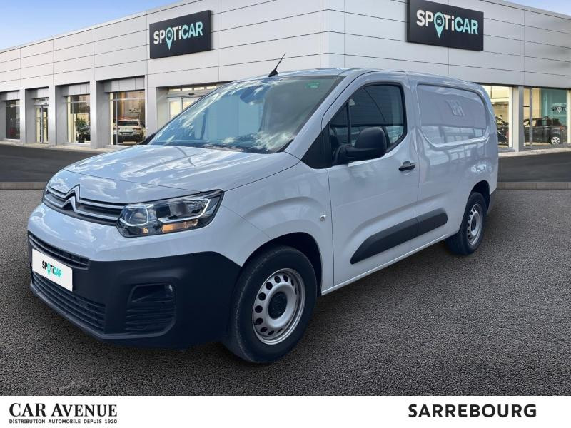 Occasion CITROEN Berlingo Van XL 950kg BlueHDi 100ch S&S 2023 Blanc Icy 18590 € à Sarrebourg