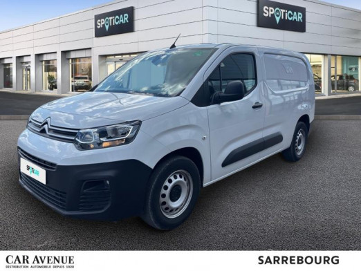 Occasion CITROEN Berlingo Van XL 950kg BlueHDi 100ch S&S 2023 Blanc Icy 18 590 € à Sarrebourg