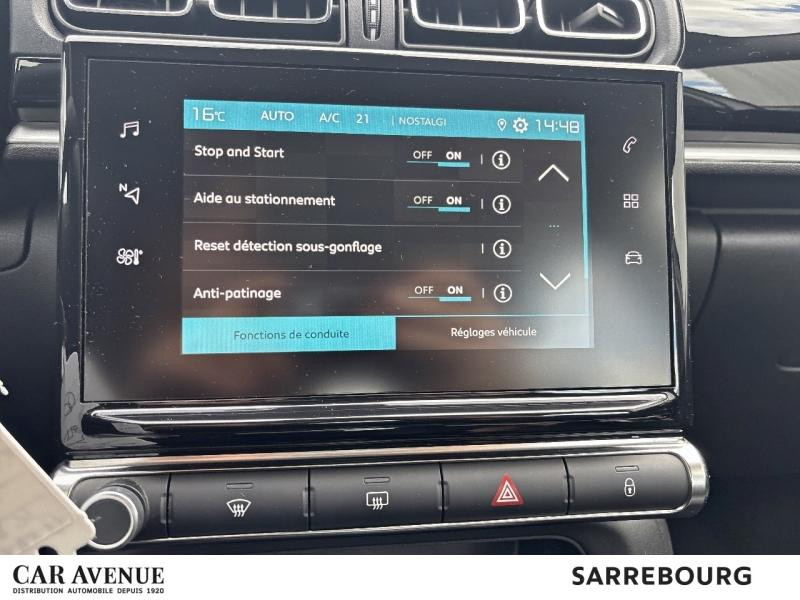 Occasion CITROEN C3 PureTech 82ch Shine S&S E6.d 2019 Blanc Banquise - Noir Onyx 9990 € à Sarrebourg