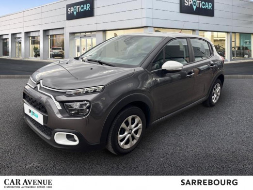 Occasion CITROEN C3 1.2 PureTech 83ch S&S YOU! 2022 Gris Platinium (M) - Blanc Opale 11 890 € à Sarrebourg