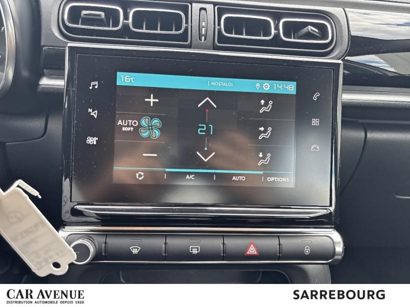 Occasion CITROEN C3 PureTech 82ch Shine S&S E6.d 2019 Blanc Banquise - Noir Onyx 9990 € à Sarrebourg