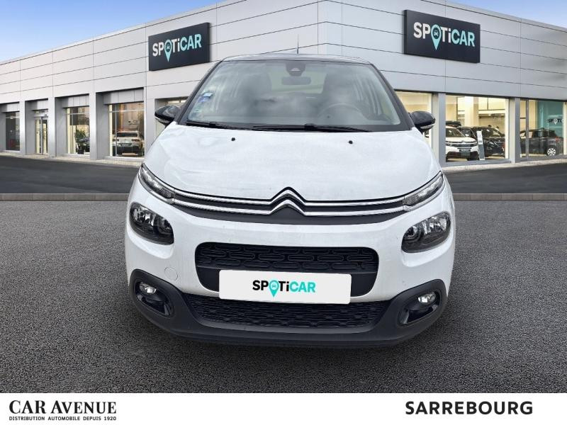 Occasion CITROEN C3 PureTech 82ch Shine S&S E6.d 2019 Blanc Banquise - Noir Onyx 9990 € à Sarrebourg