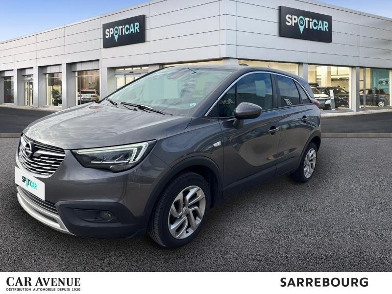 Occasion OPEL Crossland X 1.5 D 102ch Elegance Euro 6d-T 2020 Gris Pierre de Lune/Toit Blanc Glacier 12990 € à Sarrebourg