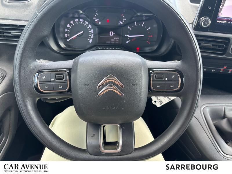 Occasion CITROEN Berlingo Van XL 950kg BlueHDi 100ch S&S 2023 Blanc Icy 18590 € à Sarrebourg