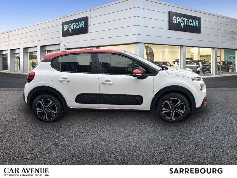 Occasion CITROEN C3 PureTech 82ch Shine S&S E6.d 2019 Blanc Banquise - Rouge Aden 9900 € à Sarrebourg