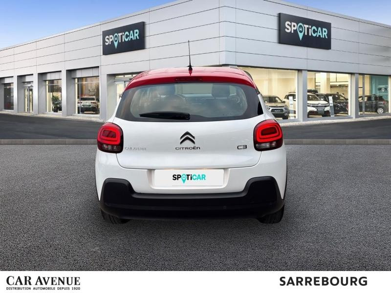 Occasion CITROEN C3 PureTech 82ch Shine S&S E6.d 2019 Blanc Banquise - Rouge Aden 9900 € à Sarrebourg