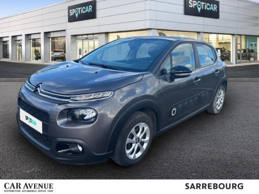 Occasion CITROEN C3 PureTech 82ch Feel 2018 Gris Platinium 8 590 € à Sarrebourg