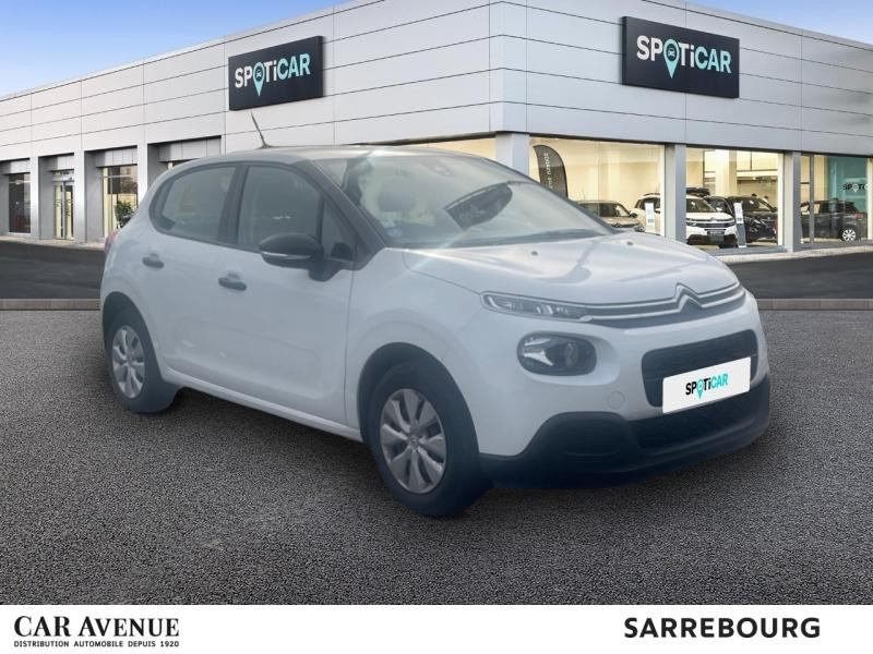 Occasion CITROEN C3 1.2 PureTech 83ch S&S Live 2020 Blanc Banquise (O) 9500 € à Sarrebourg
