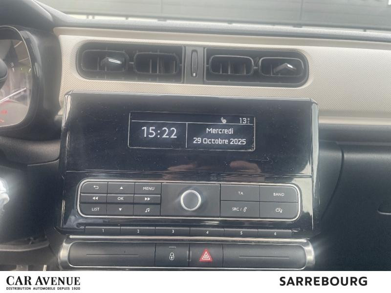 Occasion CITROEN C3 1.2 PureTech 83ch S&S Live 2020 Blanc Banquise (O) 9500 € à Sarrebourg