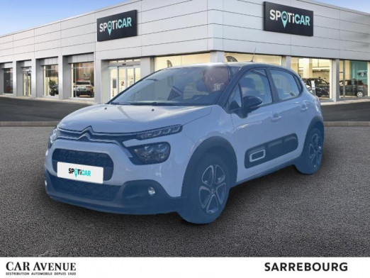 Occasion CITROEN C3 1.5 BlueHDi 100ch S&S Feel Pack 2020 Blanc Banquise (O) 11 200 € à Sarrebourg