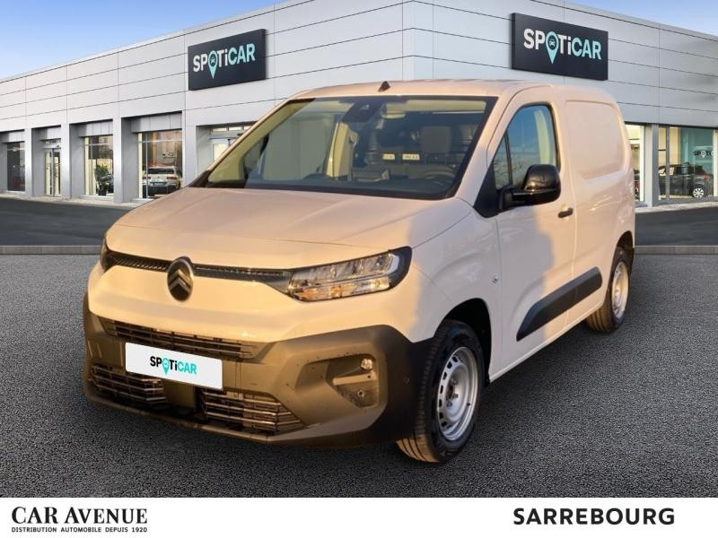 Occasion CITROEN Berlingo Van M 650kg BlueHDi 100ch S&S Pack Premium Connect 2025 Blanc Icy 24400 € à Sarrebourg