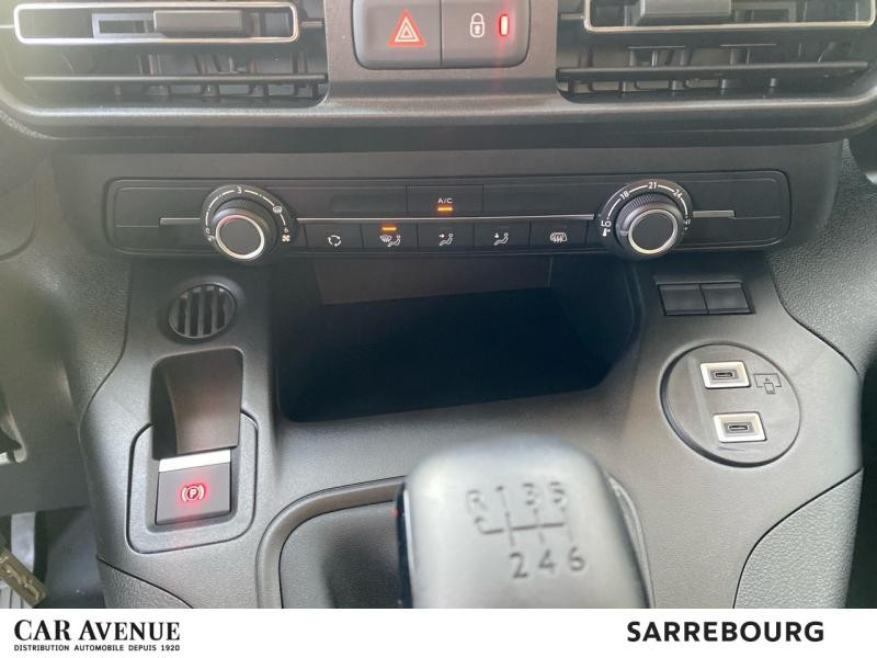 Occasion CITROEN Berlingo Van M 650kg BlueHDi 100ch S&S Pack Premium Connect 2025 Blanc Icy 24400 € à Sarrebourg