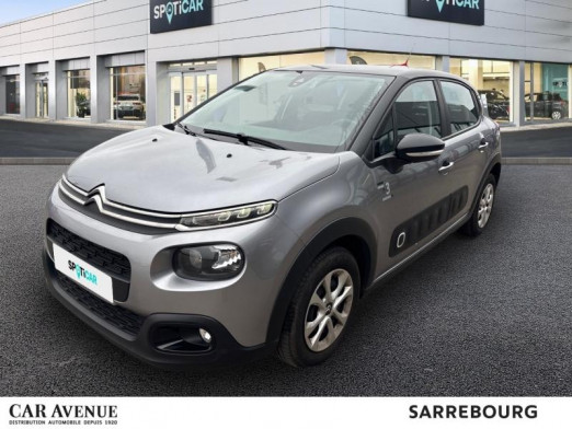 Occasion CITROEN C3 PureTech 82ch Graphic S&S E6.d 2020 Gris Acier - Noir Onyx 9 900 € à Sarrebourg