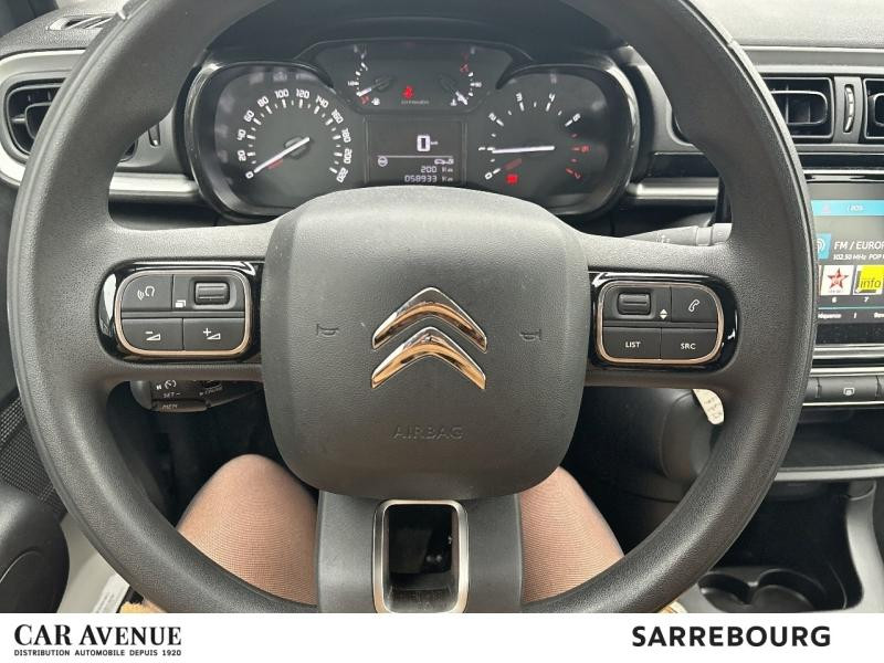 Occasion CITROEN C3 PureTech 82ch Graphic S&S E6.d 2020 Gris Acier - Noir Onyx 9900 € à Sarrebourg